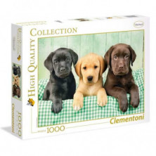 PUZZLE CLEMENTONI TRES LABRADORES 1000 PIEZAS