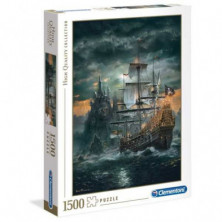 Imagen puzzle clementoni barco pirata 1500 piezas