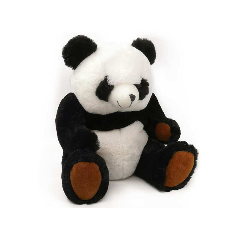 Imagen peluche térmico oso panda para microondas y nevera