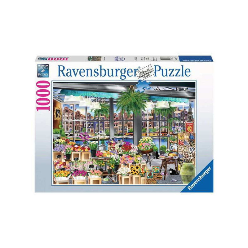 Puzzle 1000 Pezzi Ravensburger - Amsterdam Flower Market - Giappone - Edizione Limitata?