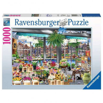 Imagen puzzle ravensburger amsterdam flower 1000 piezas