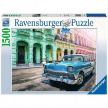 Imagen puzzle ravensburger auto cubano 1500 piezas