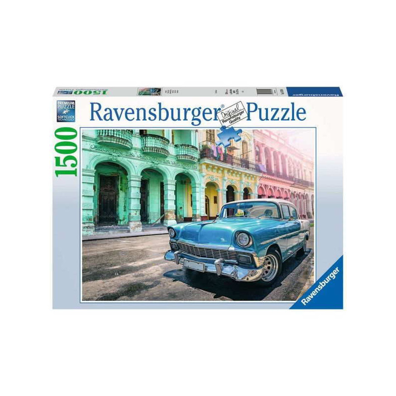 Imagen puzzle ravensburger auto cubano 1500 piezas
