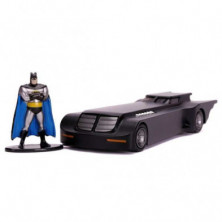 Imagen batmóvil the animated series y figura batman 1/32