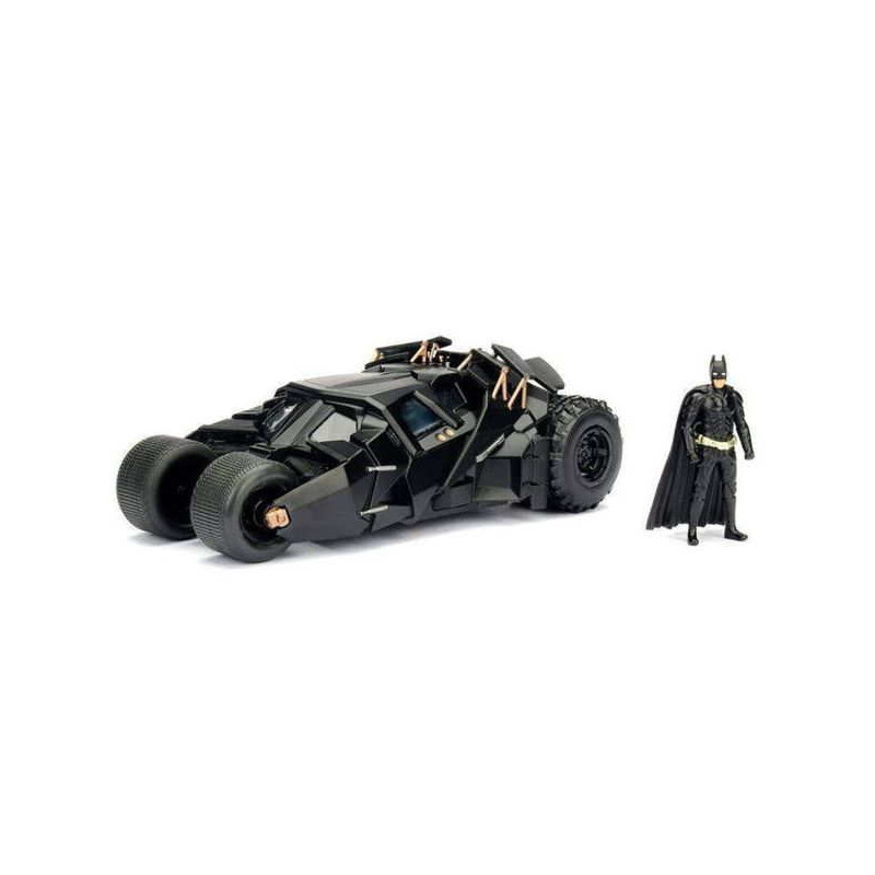 Imagen batmóvil the dark knight y figura batman 1/24