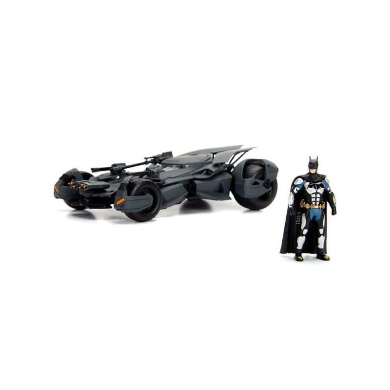 Imagen batmóvil justice league y figura batman 1/24 Imagen batmóvil justice league y figura batman 1/24