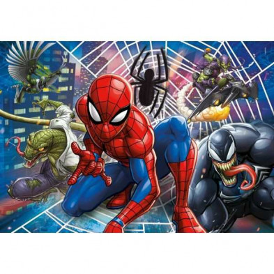 imagen 1 de puzzle clementoni supercolor spiderman 30 piezas