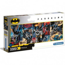 Imagen puzzle clementoni panorama batman hqc 1000 piezas