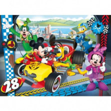 imagen 1 de puzzle clementoni supercolor mickey 24 piezas