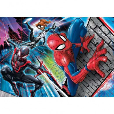 imagen 1 de puzzle clementoni supercolor spiderman 24 piezas