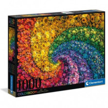 Imagen puzzle clementoni colorboom whirl 1000 piezas