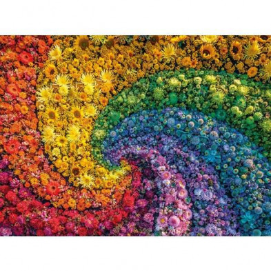 imagen 1 de puzzle clementoni colorboom whirl 1000 piezas