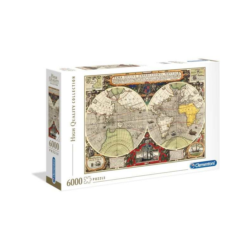 Puzzle mapamundi 6000 piezas on sale