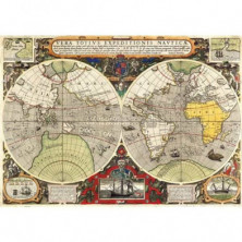 imagen 1 de puzzle clementoni mapa antiguo 6000 piezas