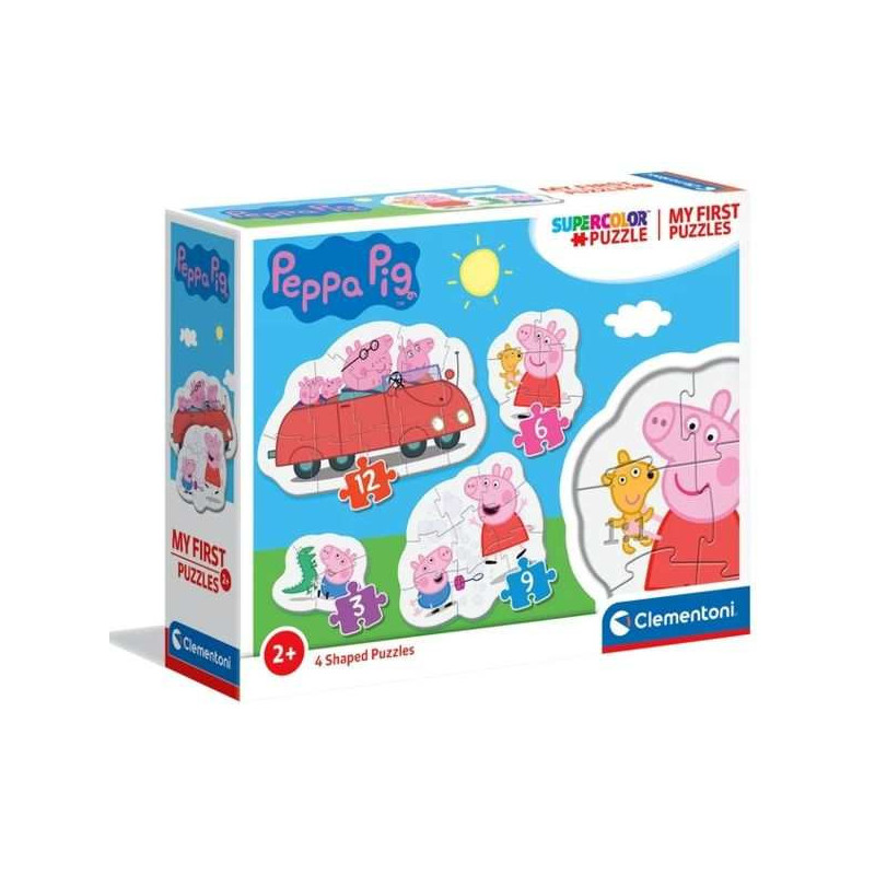 Imagen puzzle clementoni supercolor peppa pig first puzzl