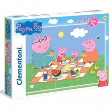 PUZZLE CLEMENTONI SUPERCOLOR PEPPA PIG 24 PIEZAS