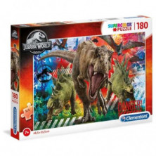 PUZZLE CLEMENTONI JURASSIC WORLD 180 PIEZAS
