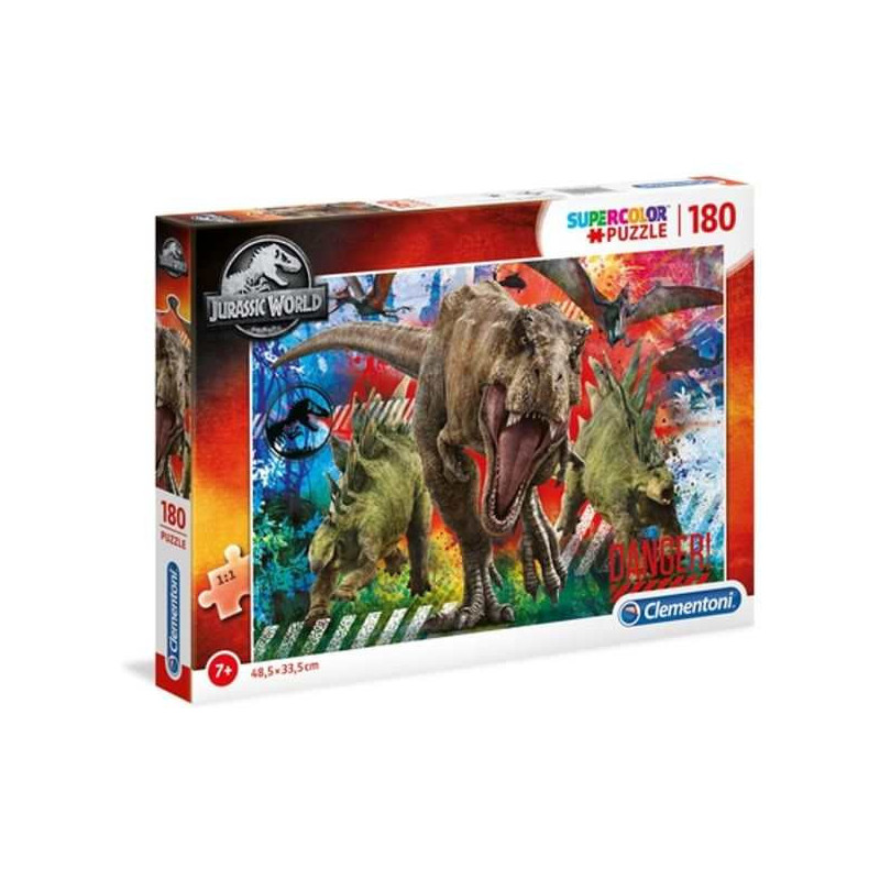 Viaje Épico al Pasado: Puzzle Clementoni Jurassic World 180 Piezas