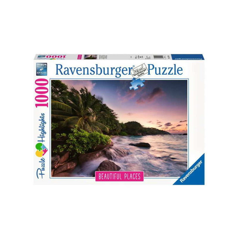 Imagen puzle isla de praslin en seychelles 1000 piezas