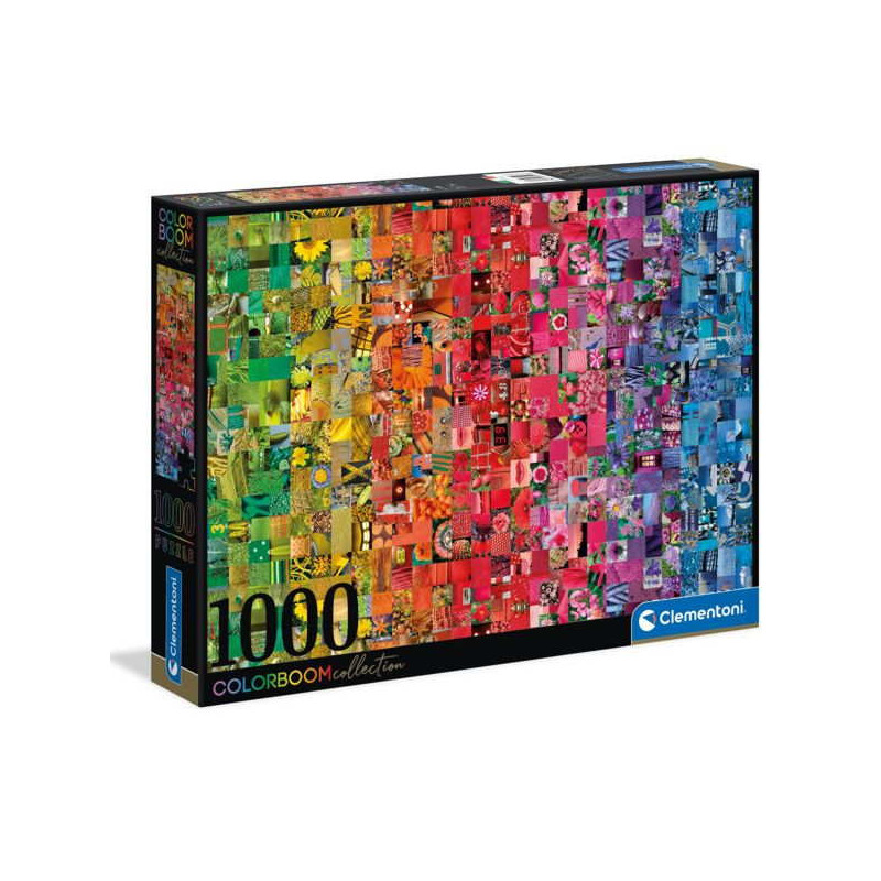 Imagen puzzle clementoni colorboom collage 1000 piezas