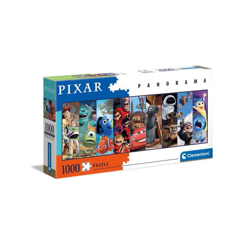 Imagen puzzle clementoni panorama disney pixar 1000 pieza