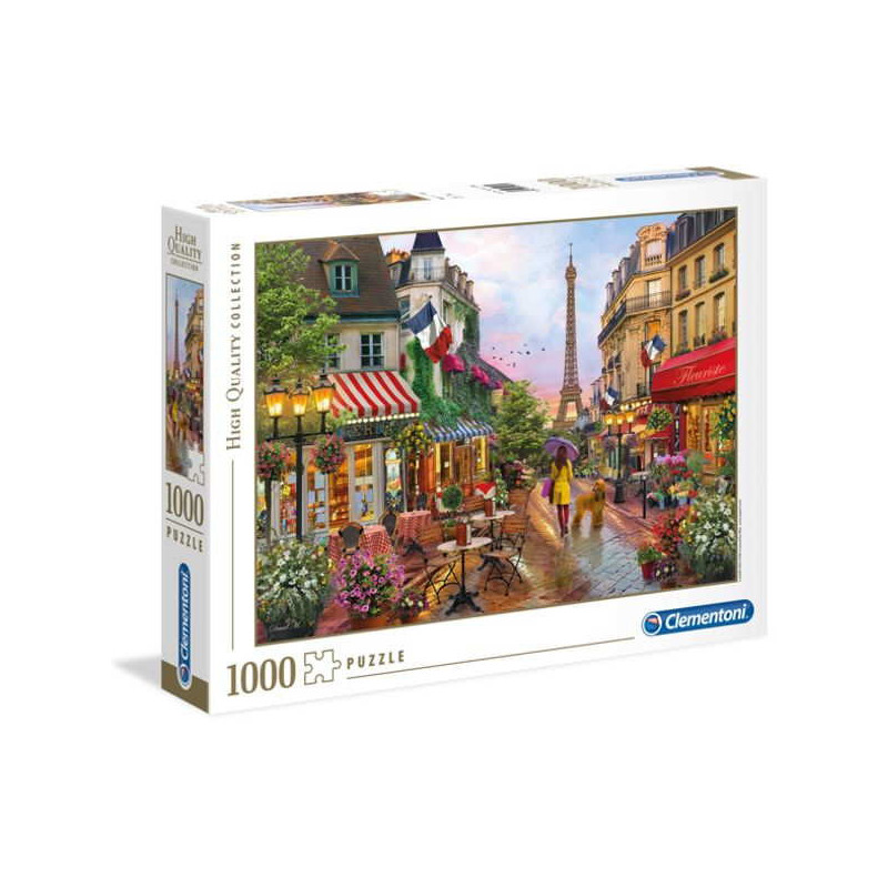Imagen puzzle clementoni flores en paris 1000 piezas