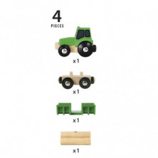 imagen 2 de tractor con carga brio