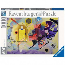 PUZZLE RAVENSBURGER KANDINSKY YELLOW RED BLUE 1000 PIEZAS