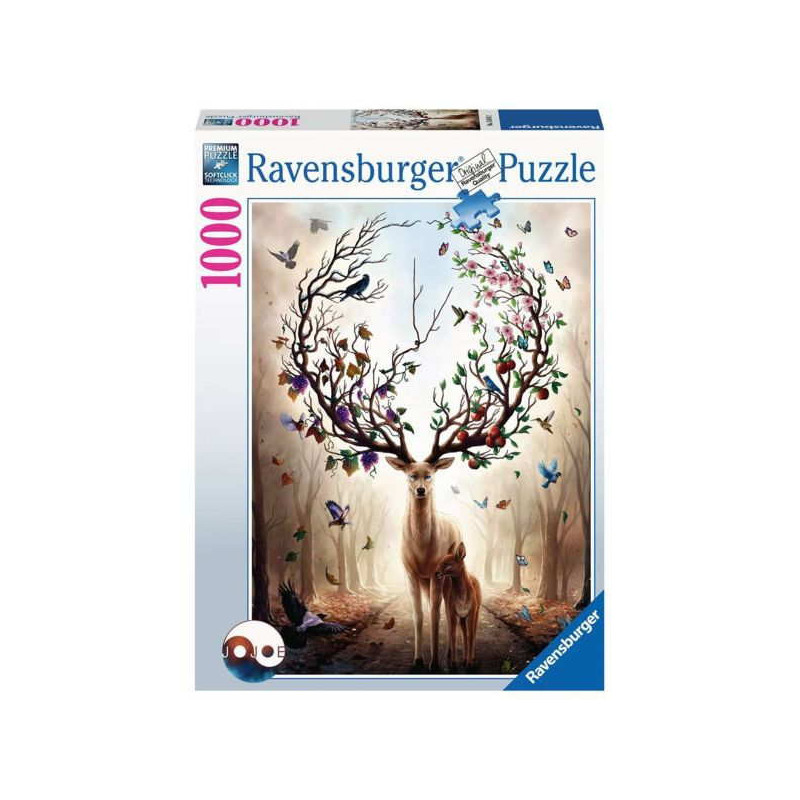 Imagen puzzle ravensburger ciervo magico 1000 piezas