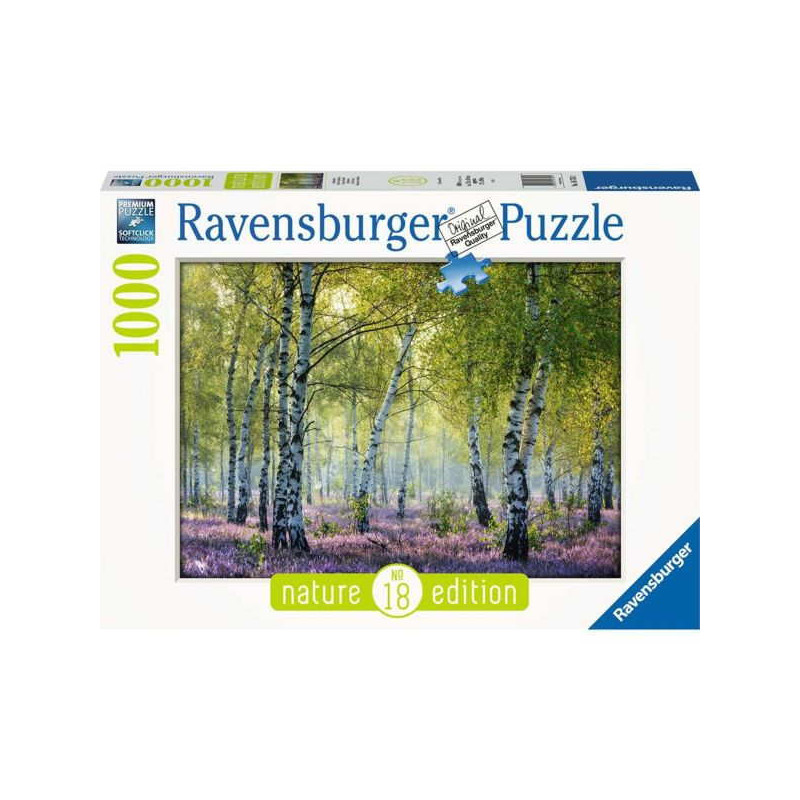 Imagen puzzle ravensburger bosque de abedules 1000 piezas