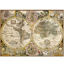 imagen 1 de puzzle clementoni mapa antiguo 3000 piezas