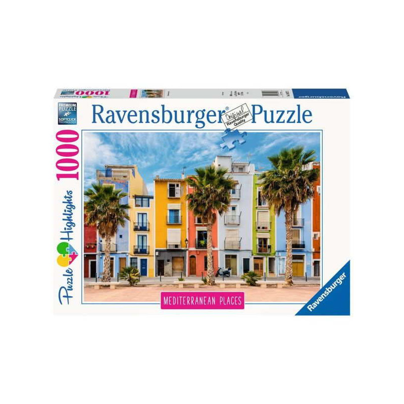 Imagen puzzle ravensburger españa mediterranea 1000 pieza