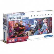 Imagen puzzle clementoni panorama frozen ii 1000 piezas