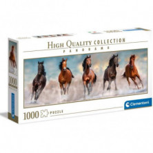 PUZZLE CLEMENTONI PANORAMA HQC HORSES 1000 PIEZAS