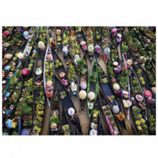 imagen 1 de puzzle mercado flotante 500 piezas