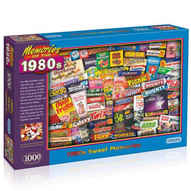 Imagen puzle dulces memorias de los años 80 1000 piezas