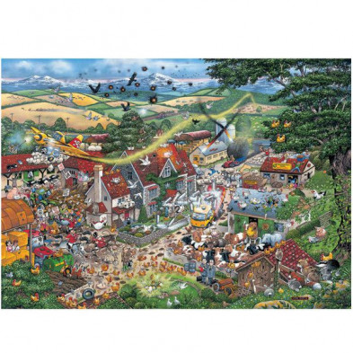imagen 1 de puzle i love la granja 1000 piezas