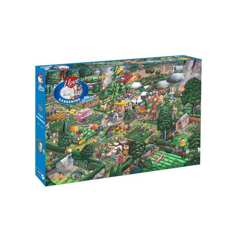 Imagen puzle i love los jardines 1000 piezas
