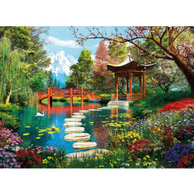 imagen 1 de puzle clementoni jardines del monte fuji 1000 pzs