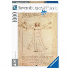 PUZLE DA VINCI EL HOMBRE DE VITRUVIO 1000 PIEZAS