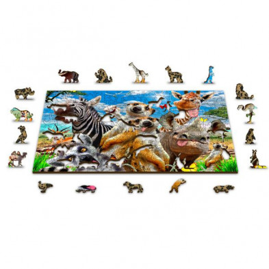 imagen 3 de puzzle de madera welcome to africa -l-