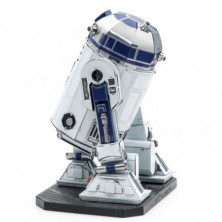 imagen 1 de r2-d2 star wars metalearth 3d puzzle de metal