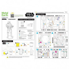 imagen 5 de stormtrooper star wars metalearth 3d puzzle metal