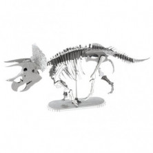 Imagen maqueta dinosaurio triceratops esqueleto metaleart