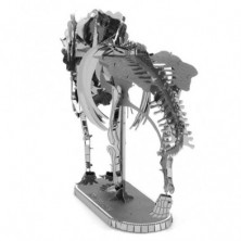 imagen 1 de maqueta dinosaurio triceratops esqueleto metaleart