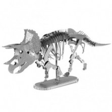 imagen 4 de maqueta dinosaurio triceratops esqueleto metaleart