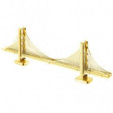 imagen 4 de maqueta puente golden gate metaleart versión oro
