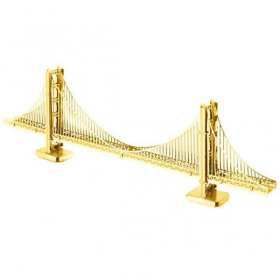 imagen 4 de maqueta puente golden gate metaleart versión oro