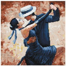 CUADRO TANGO PASSION - PINTURA CON DIAMANTES - DIAMOND DOTZ®