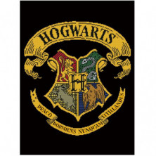 CUADRO  HOGWARTS CREST  - PINTURA CON DIAMANTES